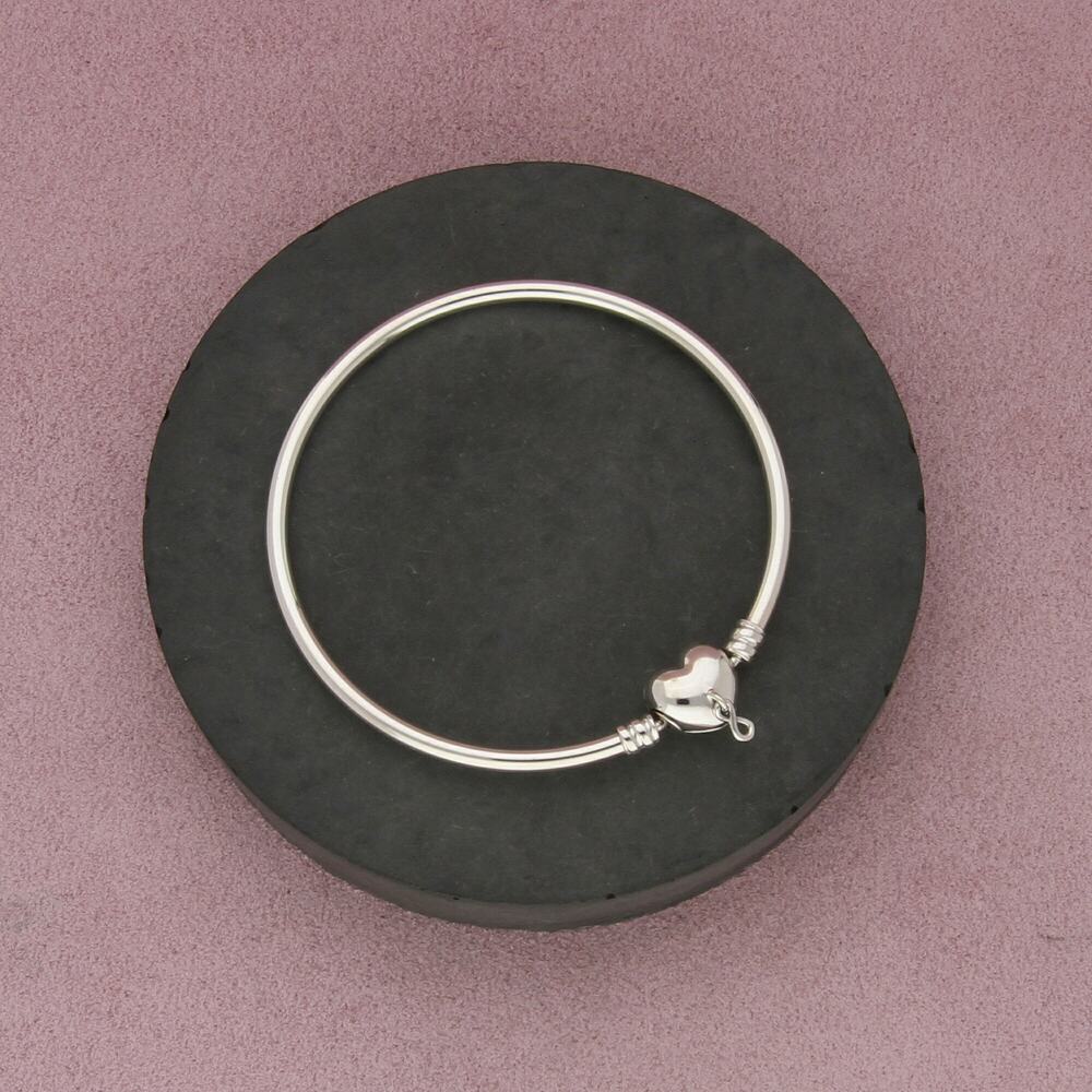 pandora sterling silver infinity heart forever love bracelet size 7.25in